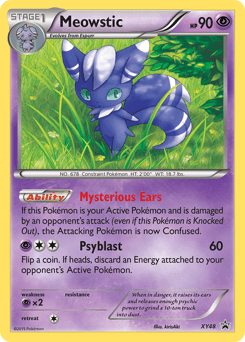 Meowstic XY Black Star Promos #XY48