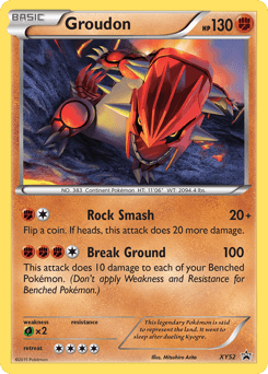 Groudon XY Black Star Promos #XY52