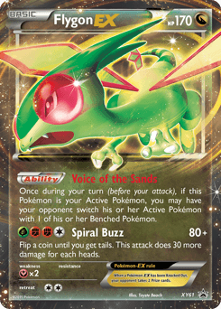 Flygon-EX XY Black Star Promos #XY61