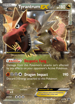 Tyrantrum-EX XY Black Star Promos #XY70