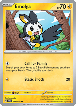 Emolga Black Bolt #29