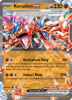 Koraidon ex Ascended Heroes #121