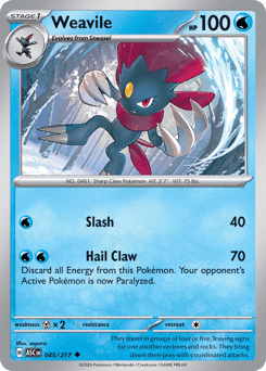 Weavile Ascended Heroes #45