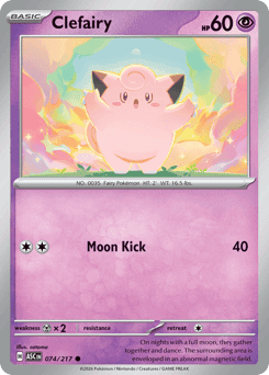 Clefairy Ascended Heroes #74