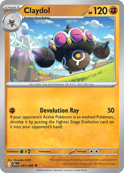 Claydol Chaos Rising #47