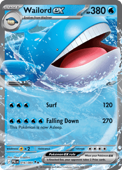 Wailord ex Pitch Black #16