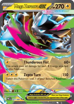 Mega Zeraora ex Pitch Black #27