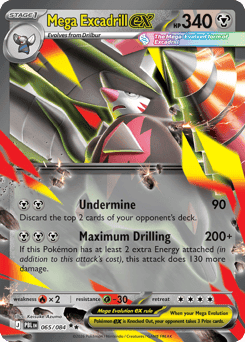 Mega Excadrill ex Pitch Black #65