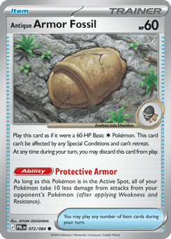 Antique Armor Fossil Pitch Black #72