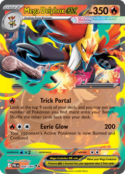 Mega Delphox ex Pitch Black #8