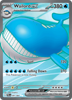 Wailord ex Pitch Black #97