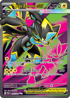 Mega Zeraora ex Pitch Black #98