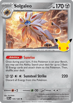 Solgaleo 30th Celebration #105