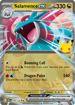 Salamence ex 30th Celebration #109