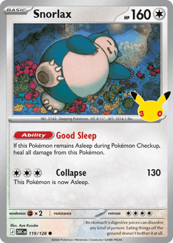 Snorlax 30th Celebration #119