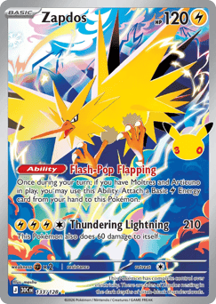 Zapdos 30th Celebration #133