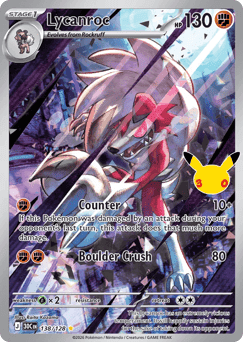 Lycanroc 30th Celebration #138