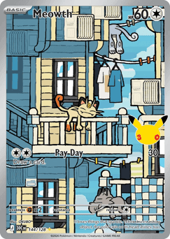 Meowth 30th Celebration #144