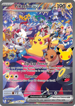 Pikachu ex 30th Celebration #150