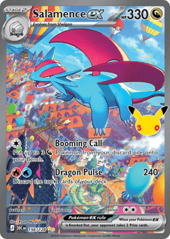 Salamence ex 30th Celebration #156