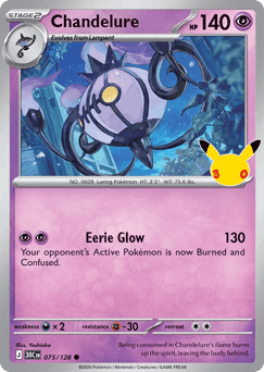 Chandelure 30th Celebration #75