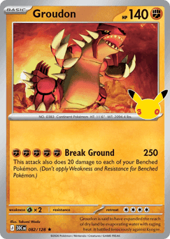 Groudon 30th Celebration #82