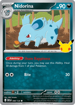 Nidorina 30th Celebration #88