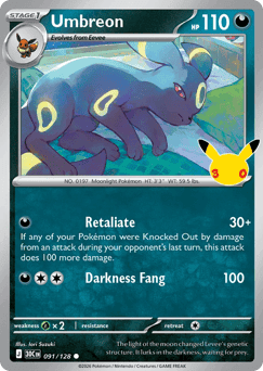 Umbreon 30th Celebration #91