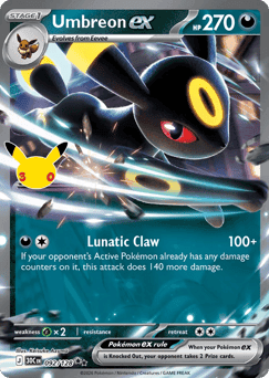Umbreon ex 30th Celebration #92
