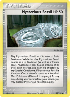 Mysterious Fossil Holon Phantoms #92