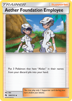 Aether Foundation Employee Lost Thunder #168