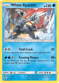 White Kyurem Gx
