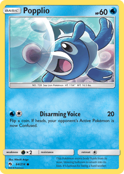 Popplio Lost Thunder #64