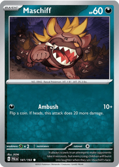 Maschiff Paldea Evolved #141