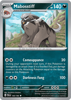 Mabosstiff Paldea Evolved #143