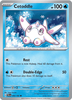 Cetoddle Paldea Evolved #54