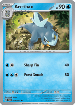 Arctibax Paldea Evolved #59