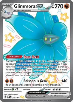 Glimmora ex Paldean Fates #218