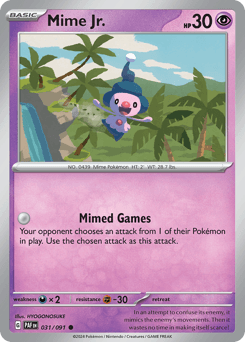 Mime Jr. Paldean Fates #31