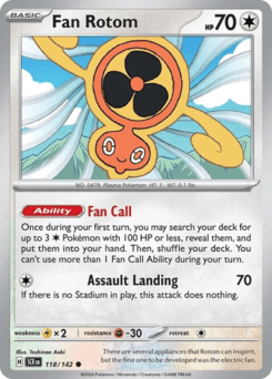 Fan Rotom Stellar Crown #118