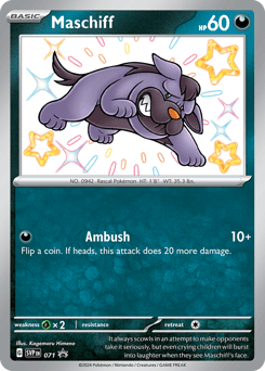 Maschiff Scarlet & Violet Black Star Promos #71