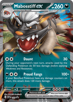 Mabosstiff ex Scarlet & Violet Black Star Promos #86