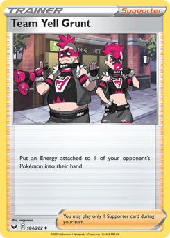 Team Yell Grunt Sword & Shield #184