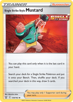 Single Strike Style Mustard Battle Styles #134